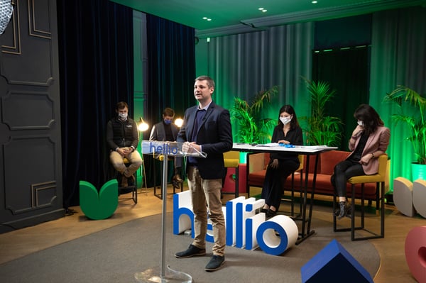 Conférence de presse stratégie Hellio 2021 et 1er débat Hellio transition énergétique