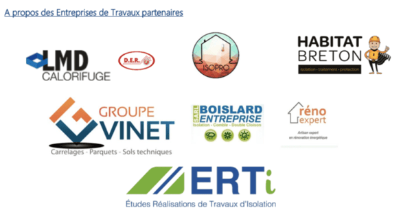Entreprises de travaux partenaires GEO PLC
