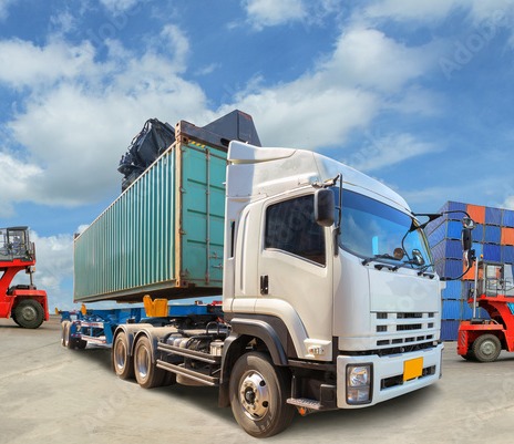 camion-semi-remorque-transport-conteneur