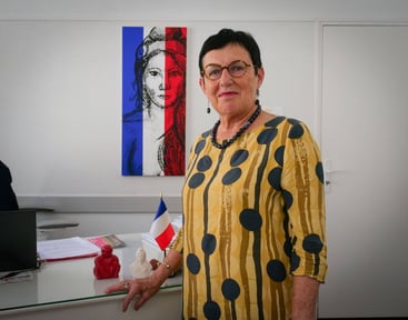 Édith Gueugneau, maire de Bourbon-Lancy