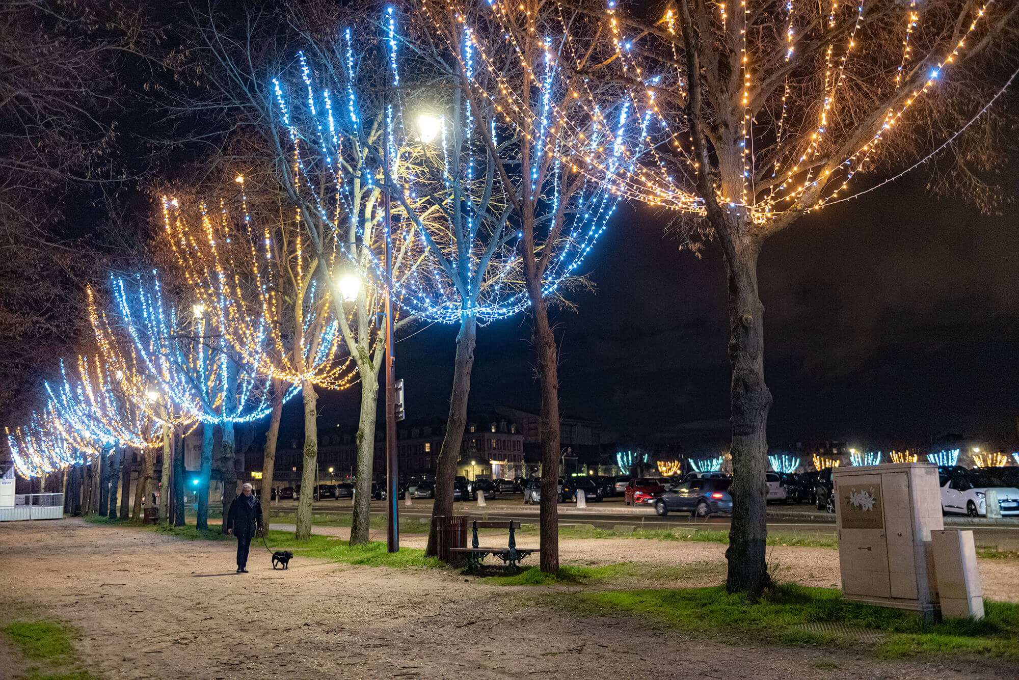 Hellio mécène des illuminations de Noël de la ville de Versailles