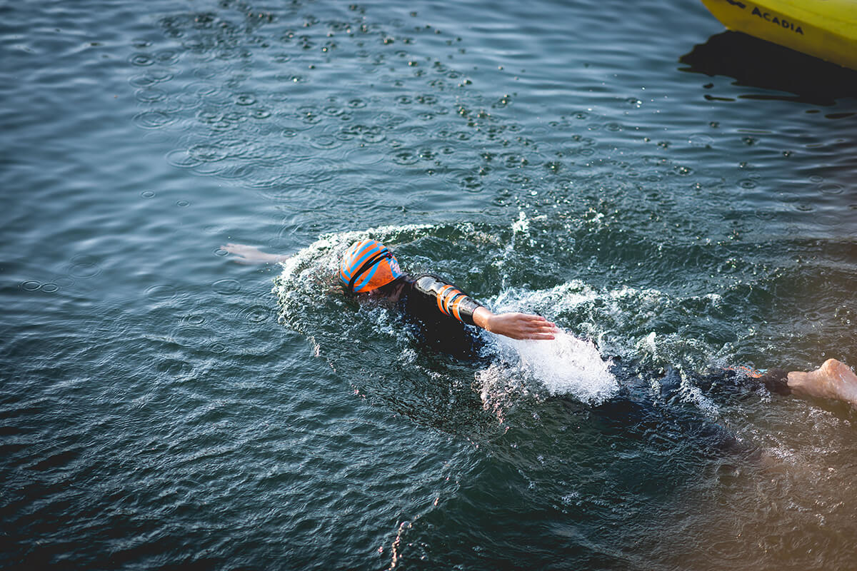 nageurs engagés contre pollution