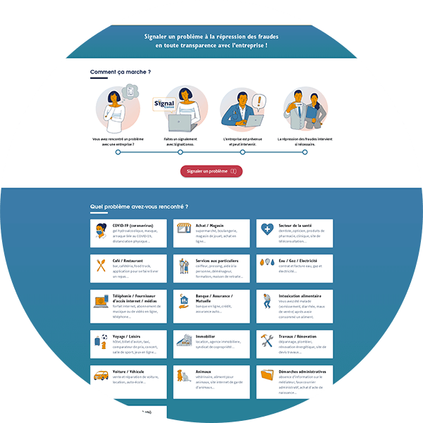plateforme Signal Conso gouv