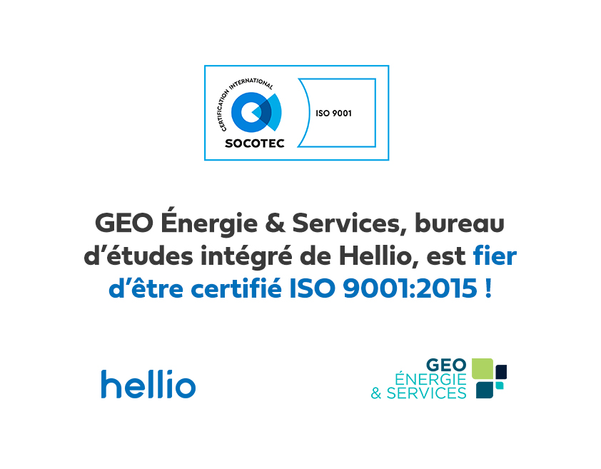 Certification à la norme ISO 9001 pour notre bureau d'études intégré Akéa Énergies