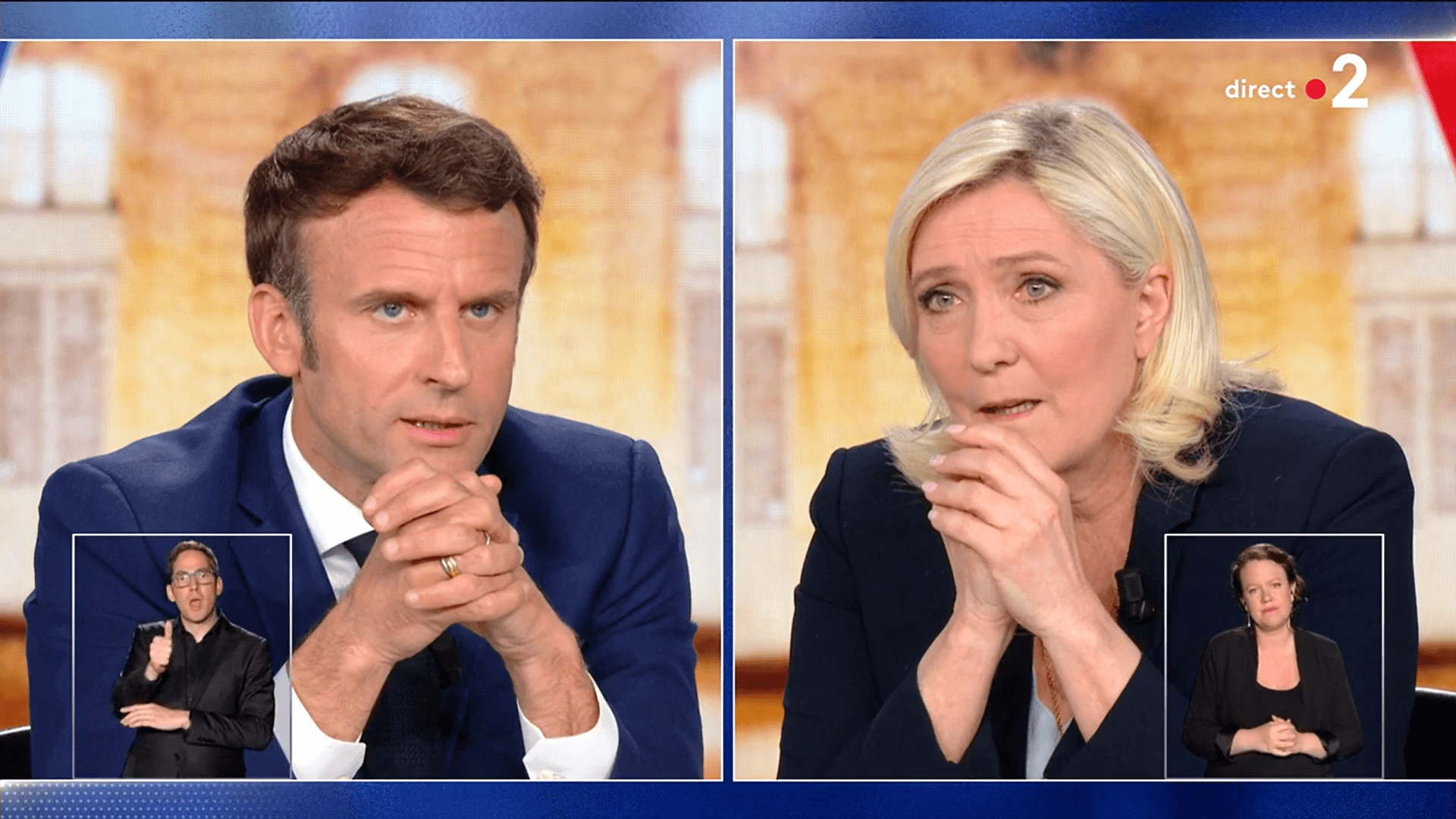 Macron et le Pen